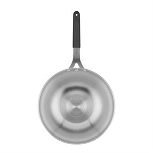 Steel Wok Pan With Silicone Handle
