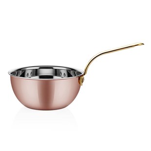 Multi Metal Copper Mini Wok Pan