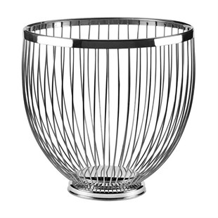 Stainless Steel Baguette Bread & Fruit Basket