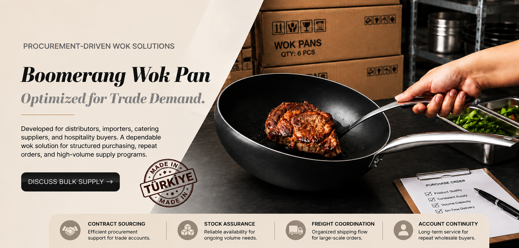Boomerang Wok Pan