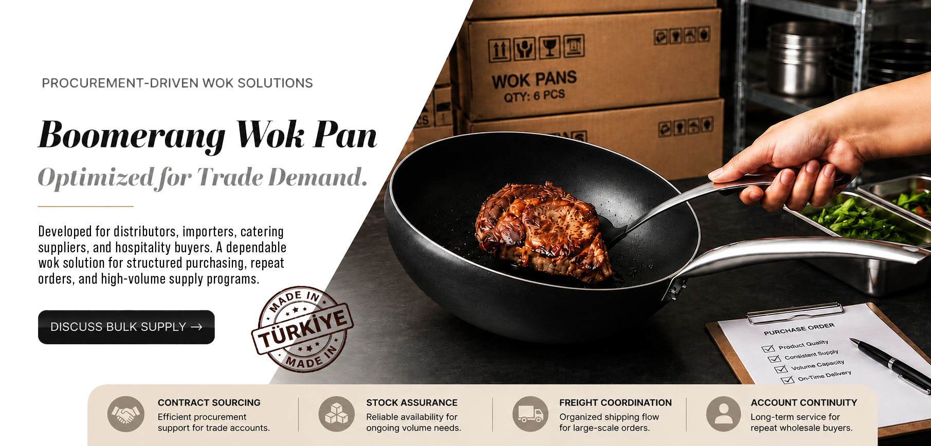 Boomerang Wok Pan