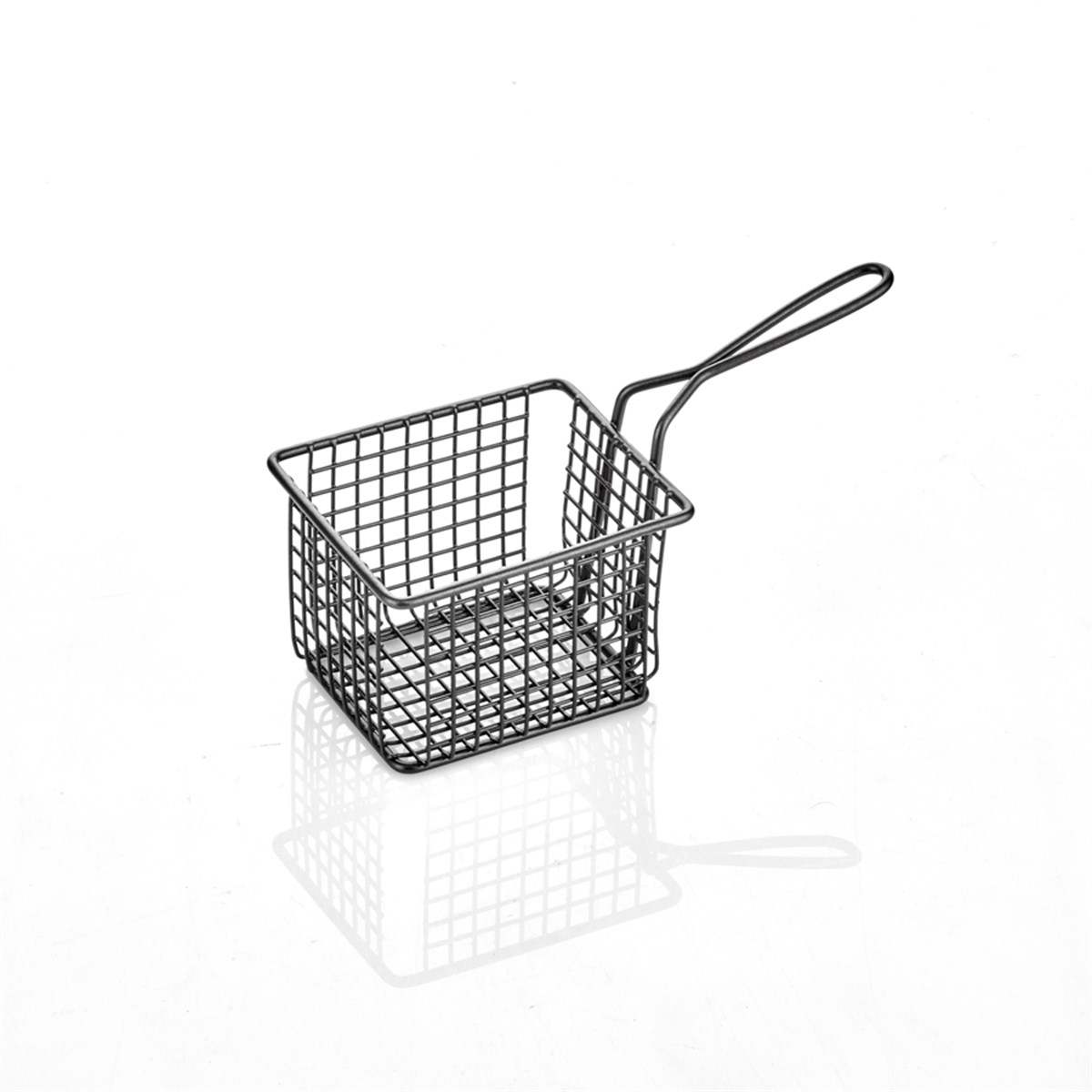 Square,MINI W.MESH CHIPS BASKET 12*10*8CM