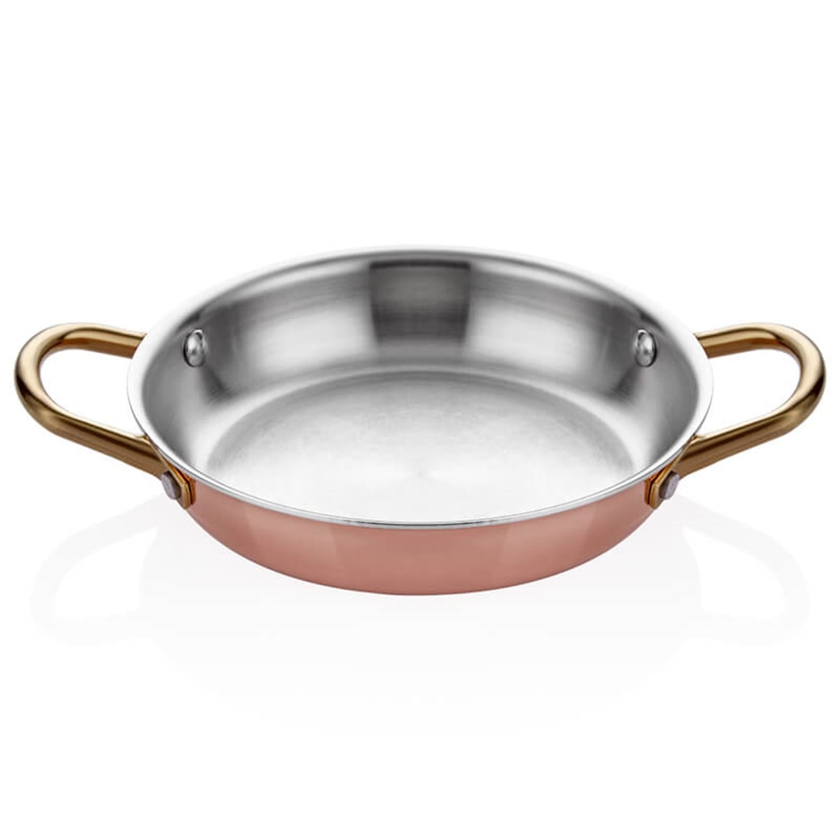 Multi Metal Copper Round Dish