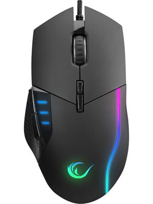 TICARIURUN-00617Rampage SMX-R83 X-FORCE RGB Makrolu Ergonomik Optik Kablolu Oyuncu Mouse