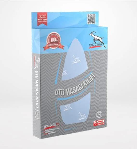 TICARIURUN-00545Gazzella SY STX 3285 D Mavi Keçeli Ütü Masası Kılıfı