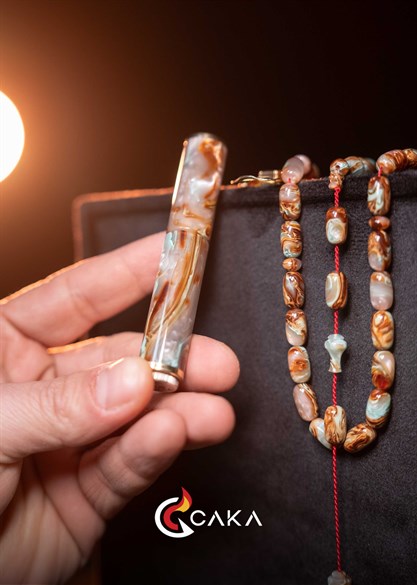 Toprak - Tesbih & Çakmak Seti