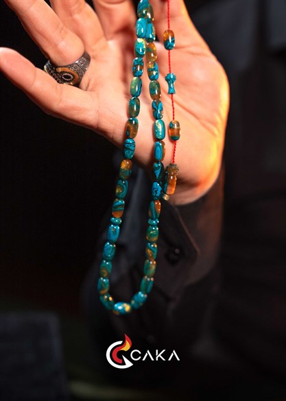 Turkuaz - Tesbih & Çakmak Seti