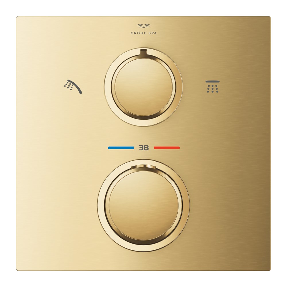 Grohe Allure Termostat Ankastre 2 Yollu Yönlendirici Duş Bataryası - 29181Gn2