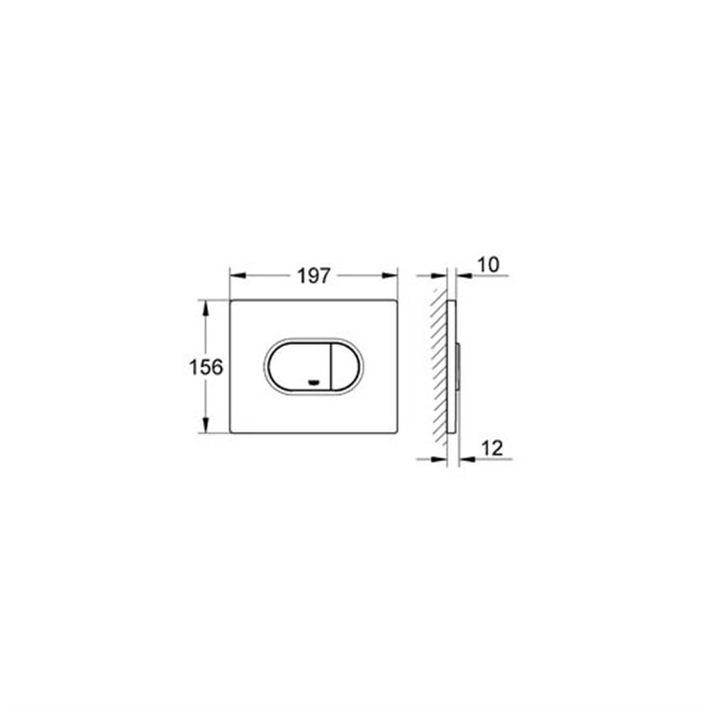 Grohe Arena Cosmopolitan Kumanda Paneli - 38858000