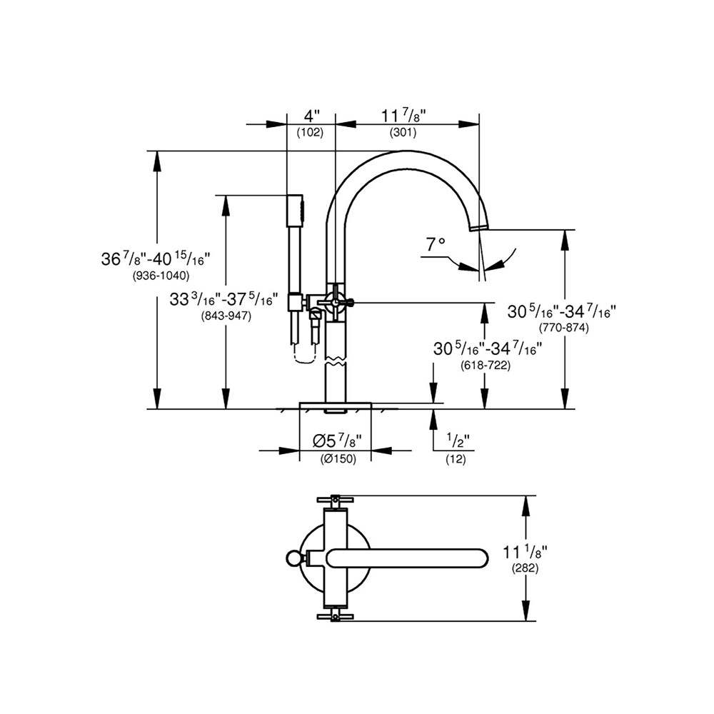 Grohe Atrio Küvet Bataryası - 25044003