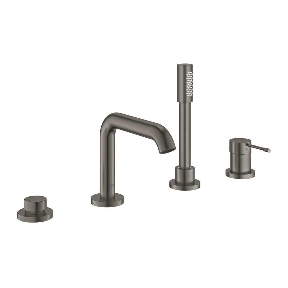 GROHE ESSENCE DÖRT DELİKLİ KÜVET BATARYASI BRUSHED HARD GRAPHİTE