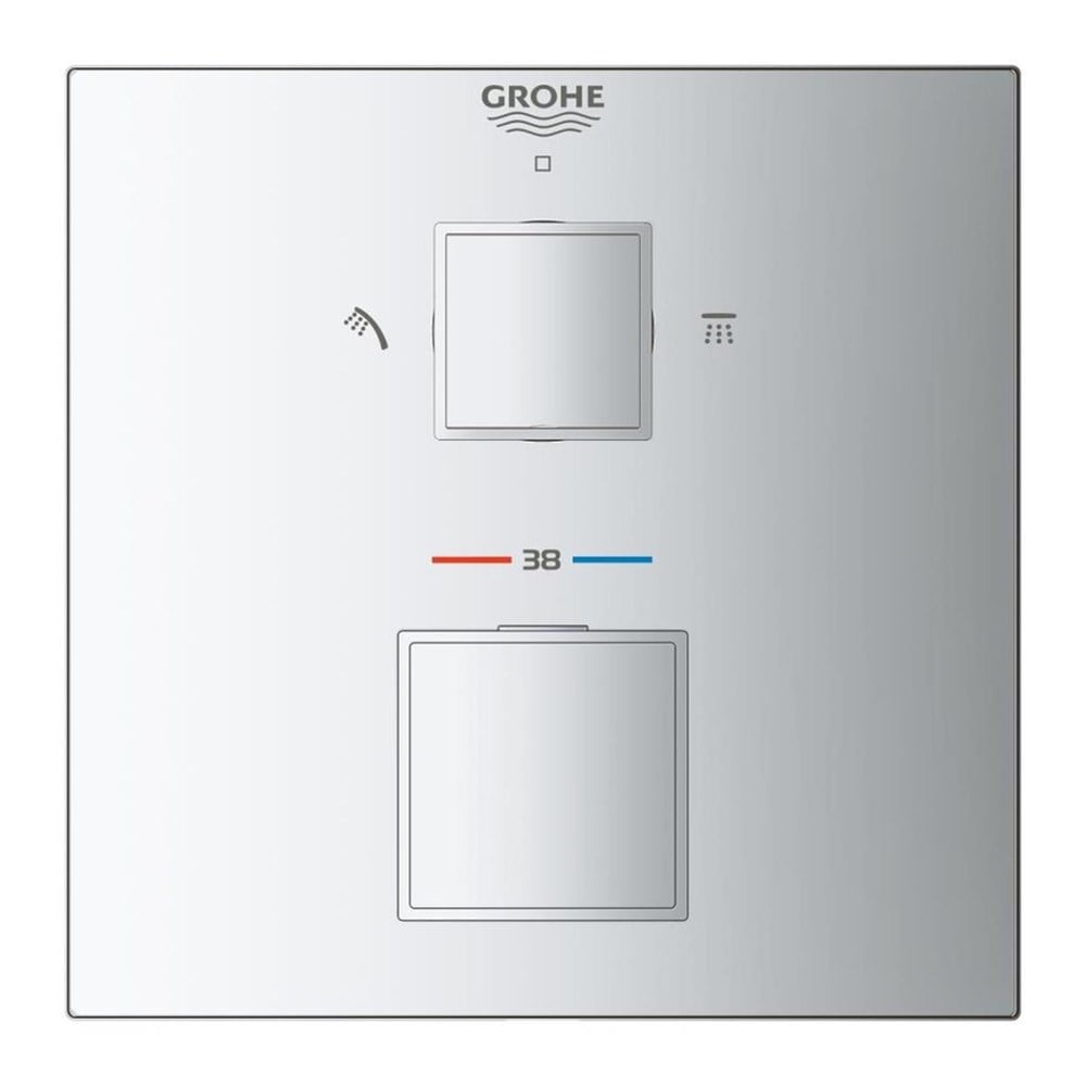 Grohe Grohtherm Cube Termostatik Banyo Duş Bataryası - 24154000