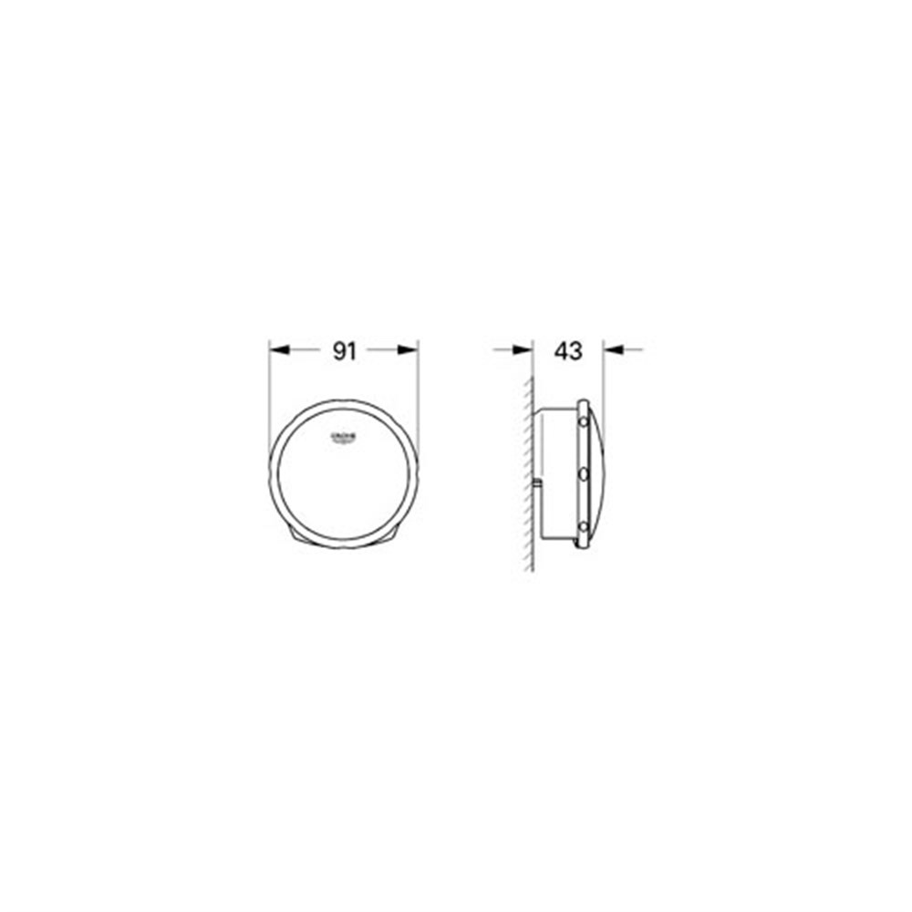 Grohe Talentofill Küvet Tropleni Krom - 19952000