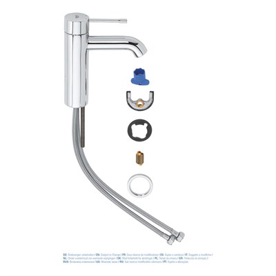 Grohe Essence Tek Kumandalı Lavabo Bataryası S-Boyut Krom - 23590001