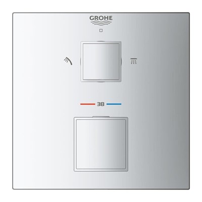 Grohe Grohtherm Cube Termostatik Banyo Duş Bataryası - 24154000