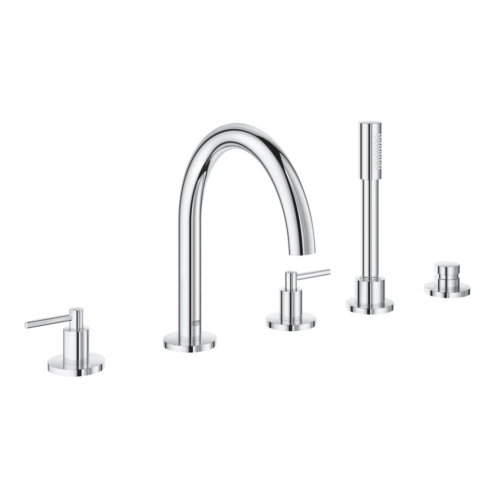 GROHE ATRİO 5 DELİKLİ KÜVET BATARYASI