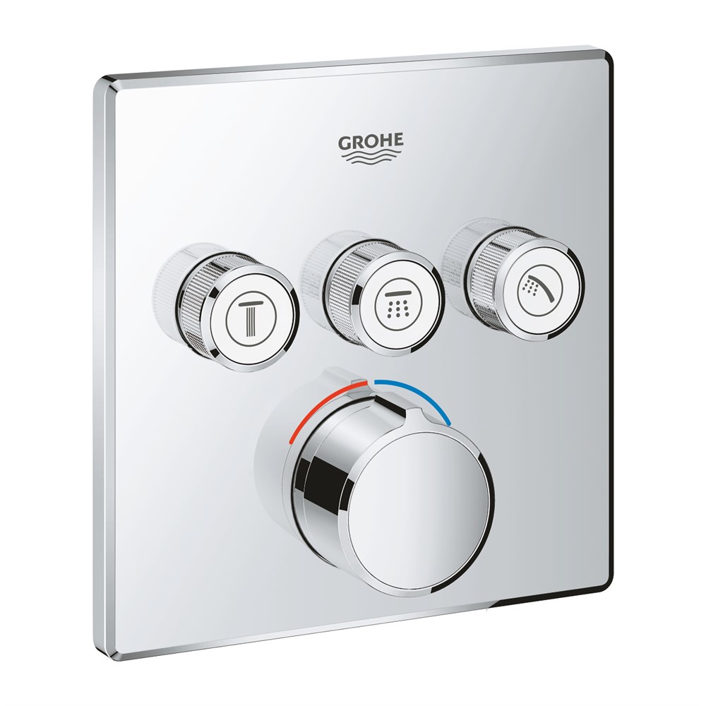 GROHE SMARTCONTROL 3 VALFLİ  ANKASTRE DUŞ BATARYASI