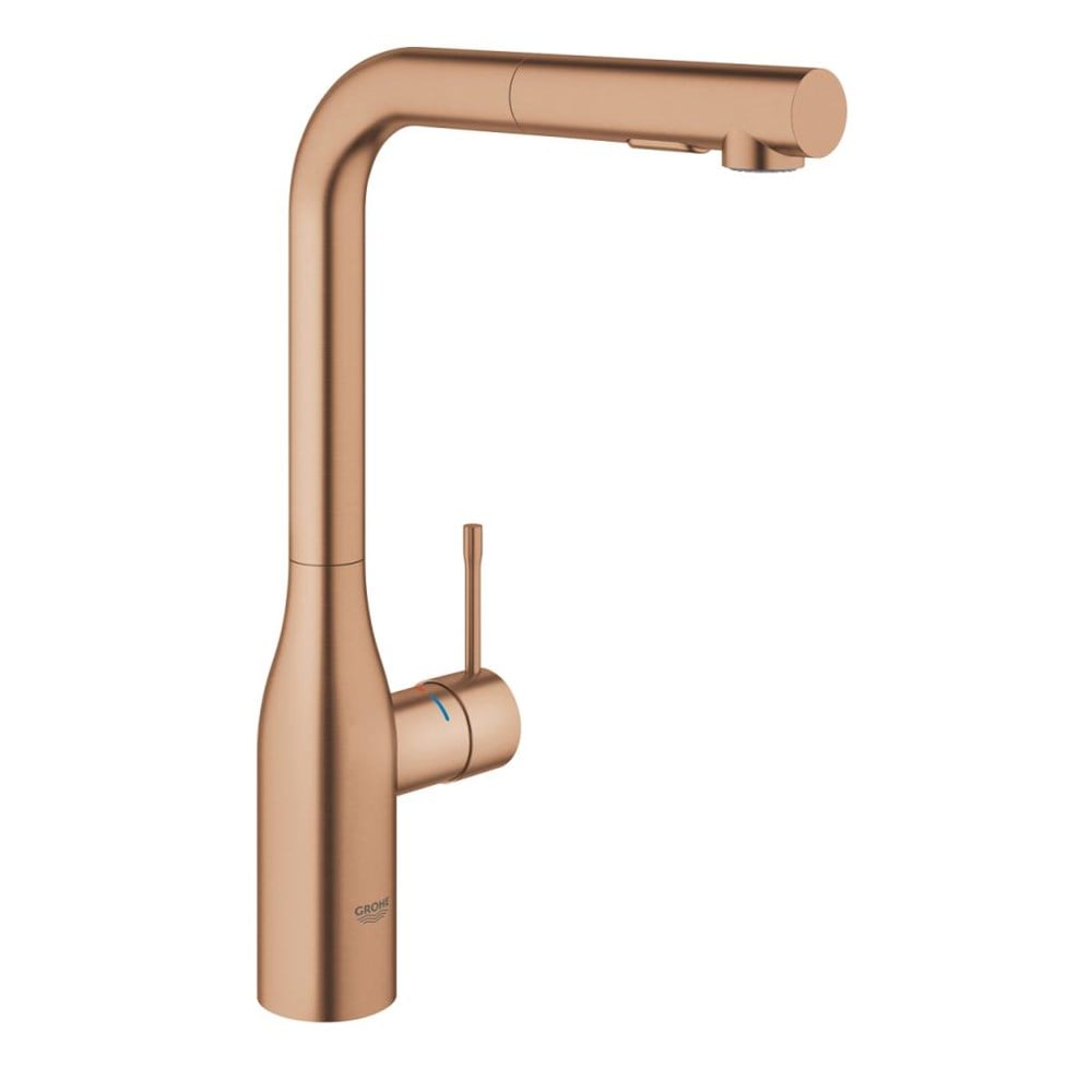 GROHE SPİRALLİ EVİYE BATARYASI ESSENCE BRUSHED WARM SUNSET