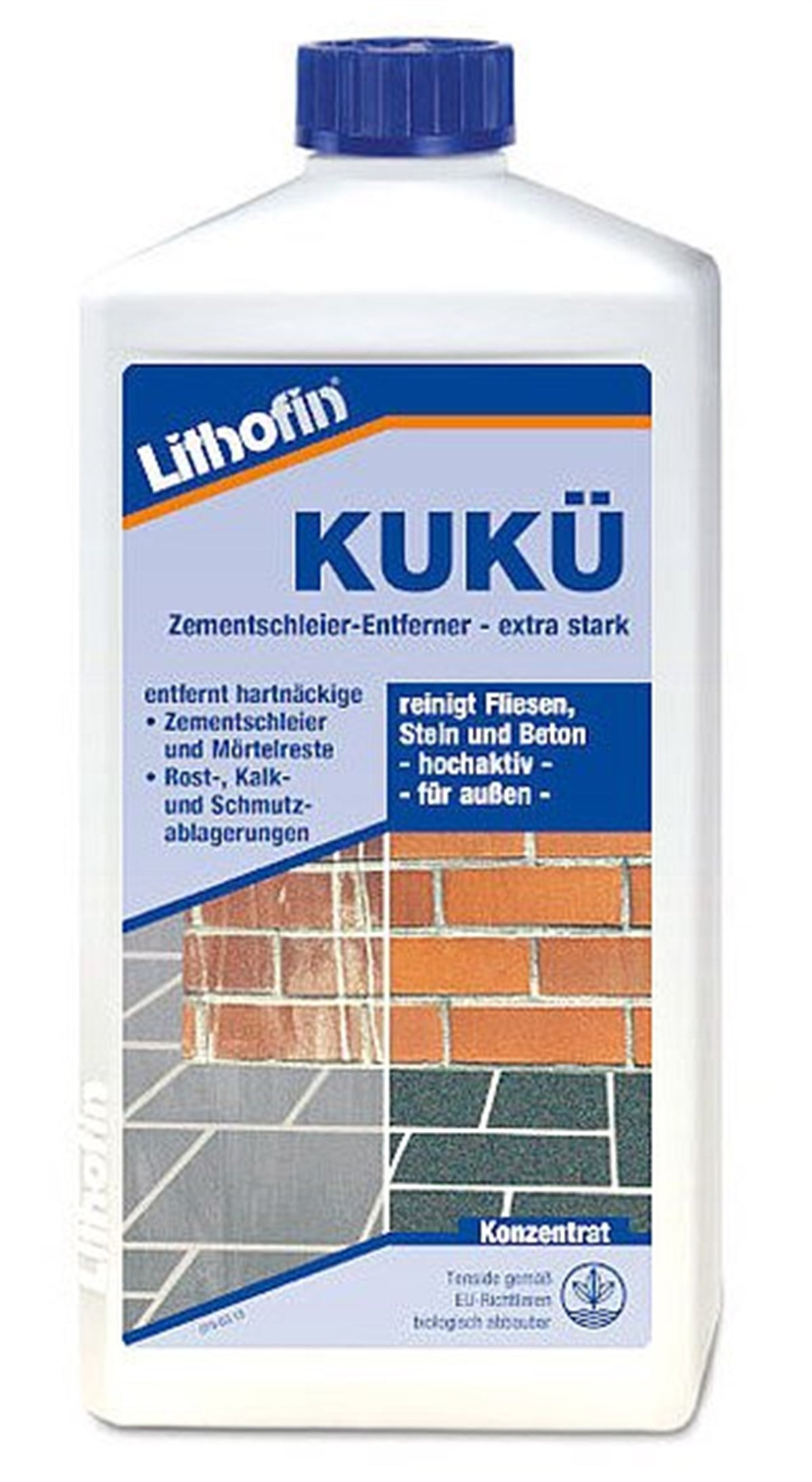 LİTHOFİN KUKÜ EKSTRA GÜÇLÜ ÇİMENTO ARTIĞI TEMİZLEYİCİSİ 1 LT