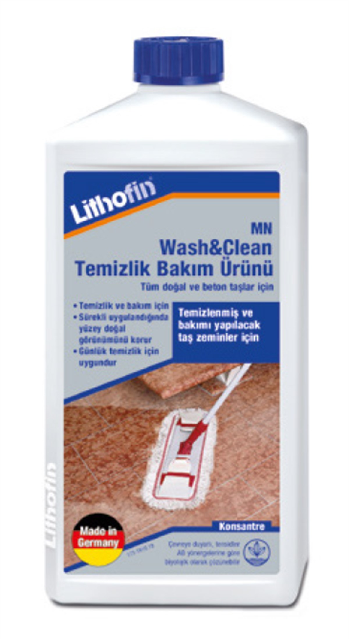 LİTHOFİN MN WASH & CLEAN (WISCHPFLEGE) TEMİZLİK BAKIM ÜRÜNÜ 1 LT