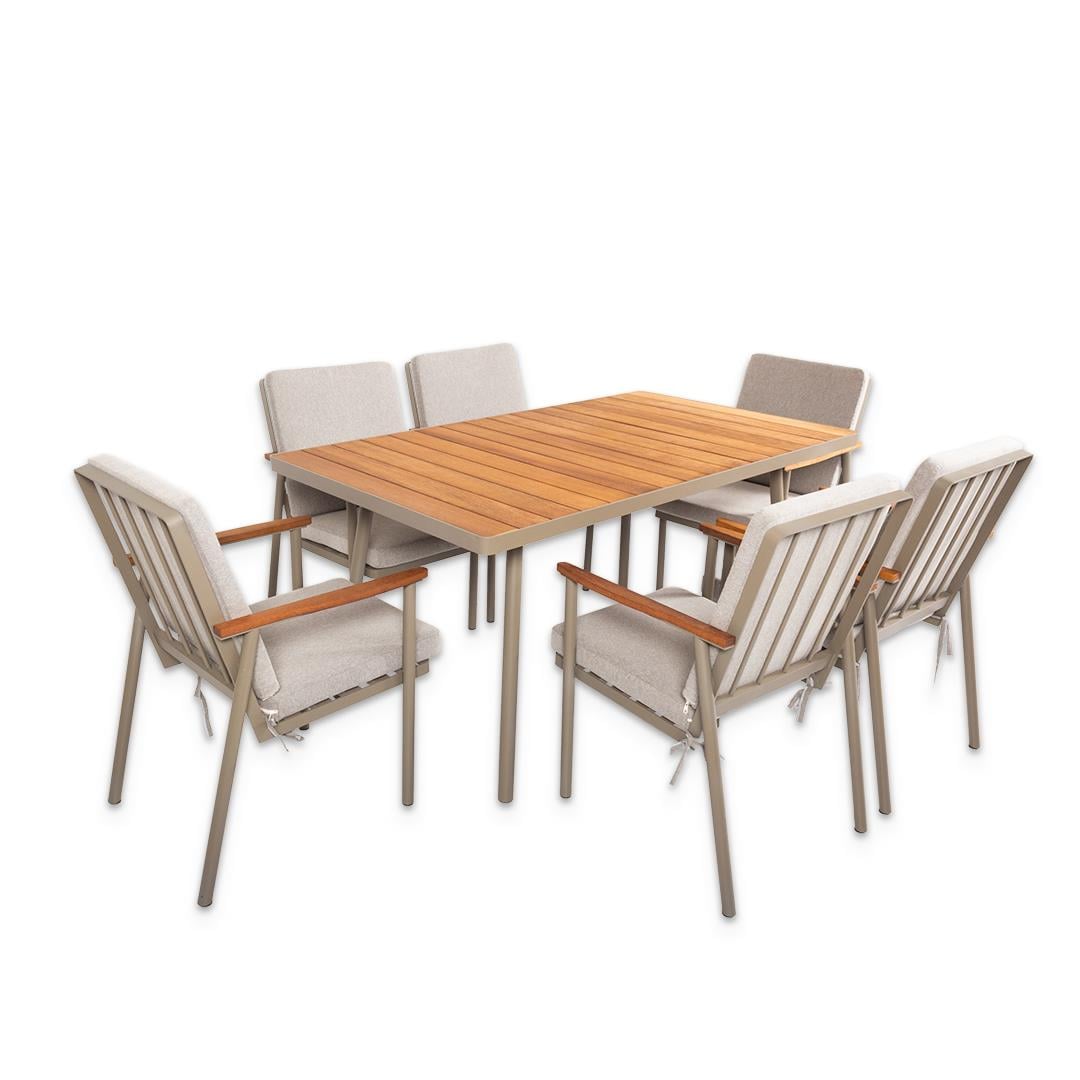 River 6 Kişilik Masa Takımı