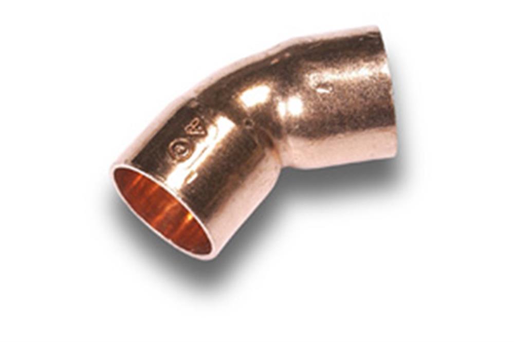 Mate Bakır 45° Dirsek 66 mm - 2 5/8''