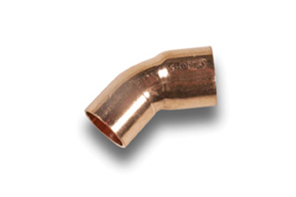 Mate Bakır 45° Erkek Dirsek 66 mm - 2 5/8''