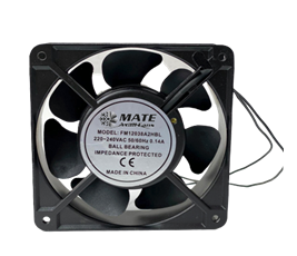 Mate Kare Fan (Kablolu) (Kayma Yataklı)  120X120X38 mm - 50/60 Hz-2700  RPM 
