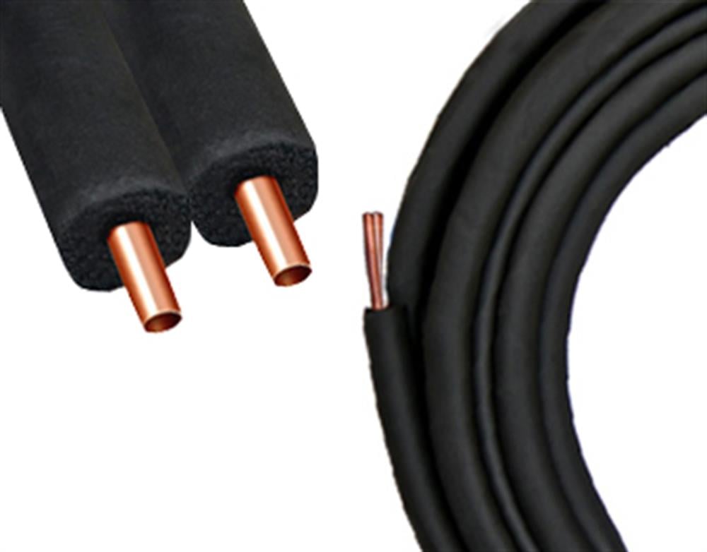 MATE SİYAH 9 mm İZOLASYONLU BAKIR BORU 1/4-3/8*0.80 mm Vrv
