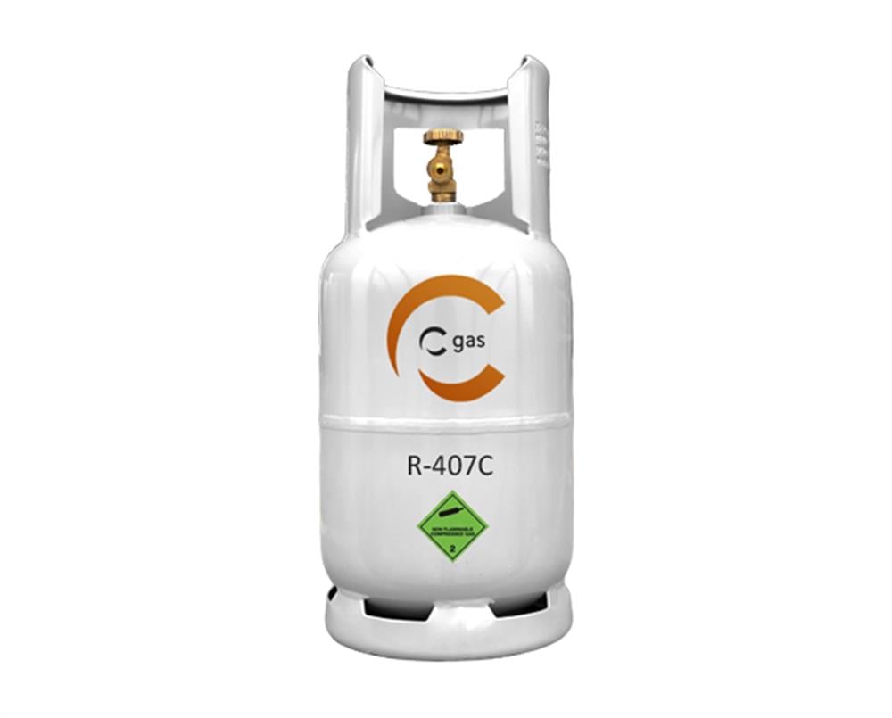 R-407C C-Gas Tekrar Doldurulabilir Tüplü 10 Kg