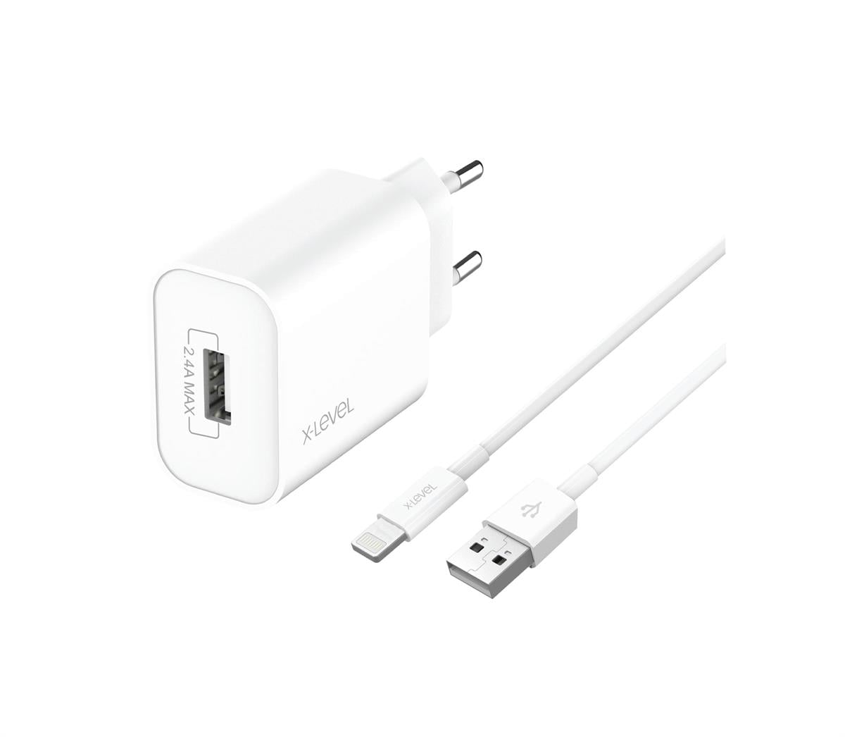 X-ChargerL Lite 12W Şarj Aleti + Lightning Kablo