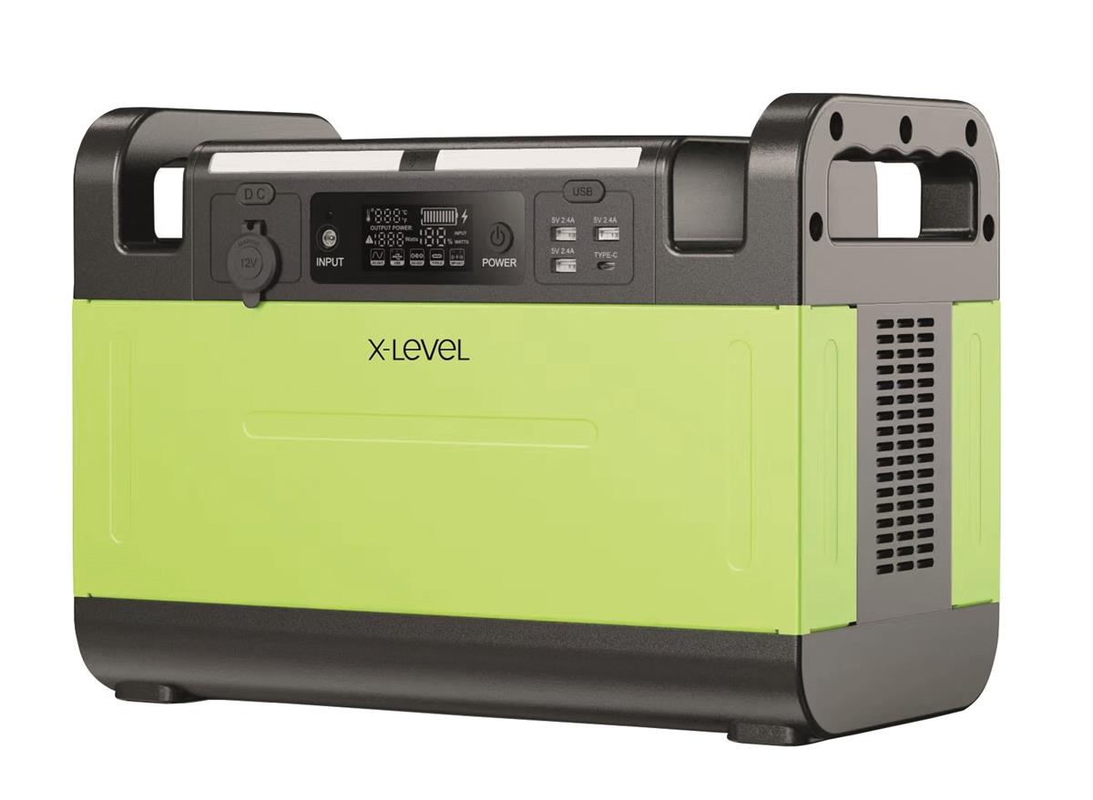 X-PowerMax Taşınabilir Güç İstasyonu 378000mAh-1209 Wh 220 Watt Yeşil