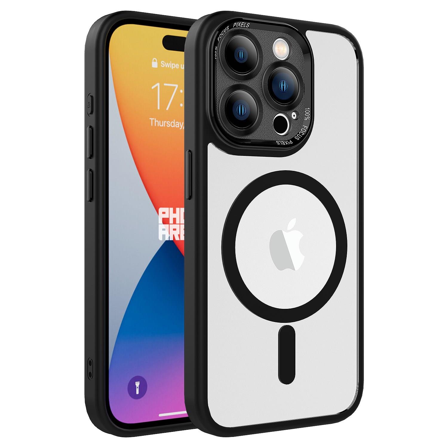 iPhone 15 Pro Siyah Paste Magsafe Telefon Kılıfı