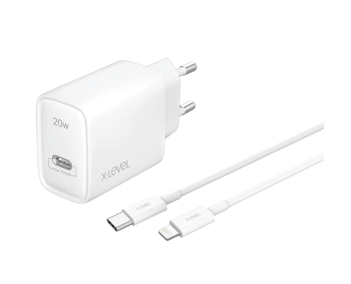 X-ChargerSmartPlus 20W Hızlı Şarj Aleti + Lightning Kablo