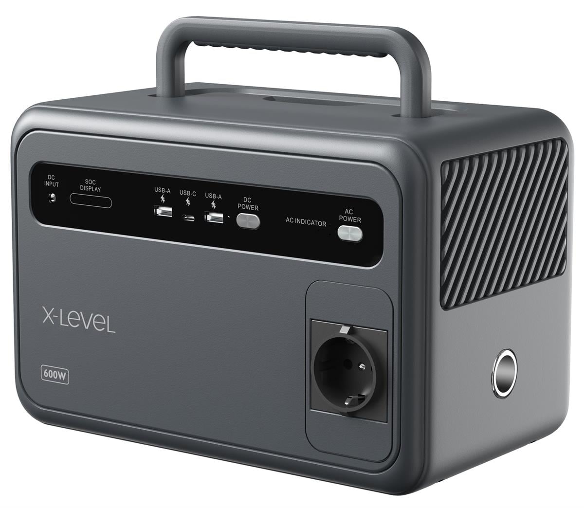 X-PowerCenter Taşınabilir Güç İstasyonu 216000mAh-691 Wh 220 Watt Siyah