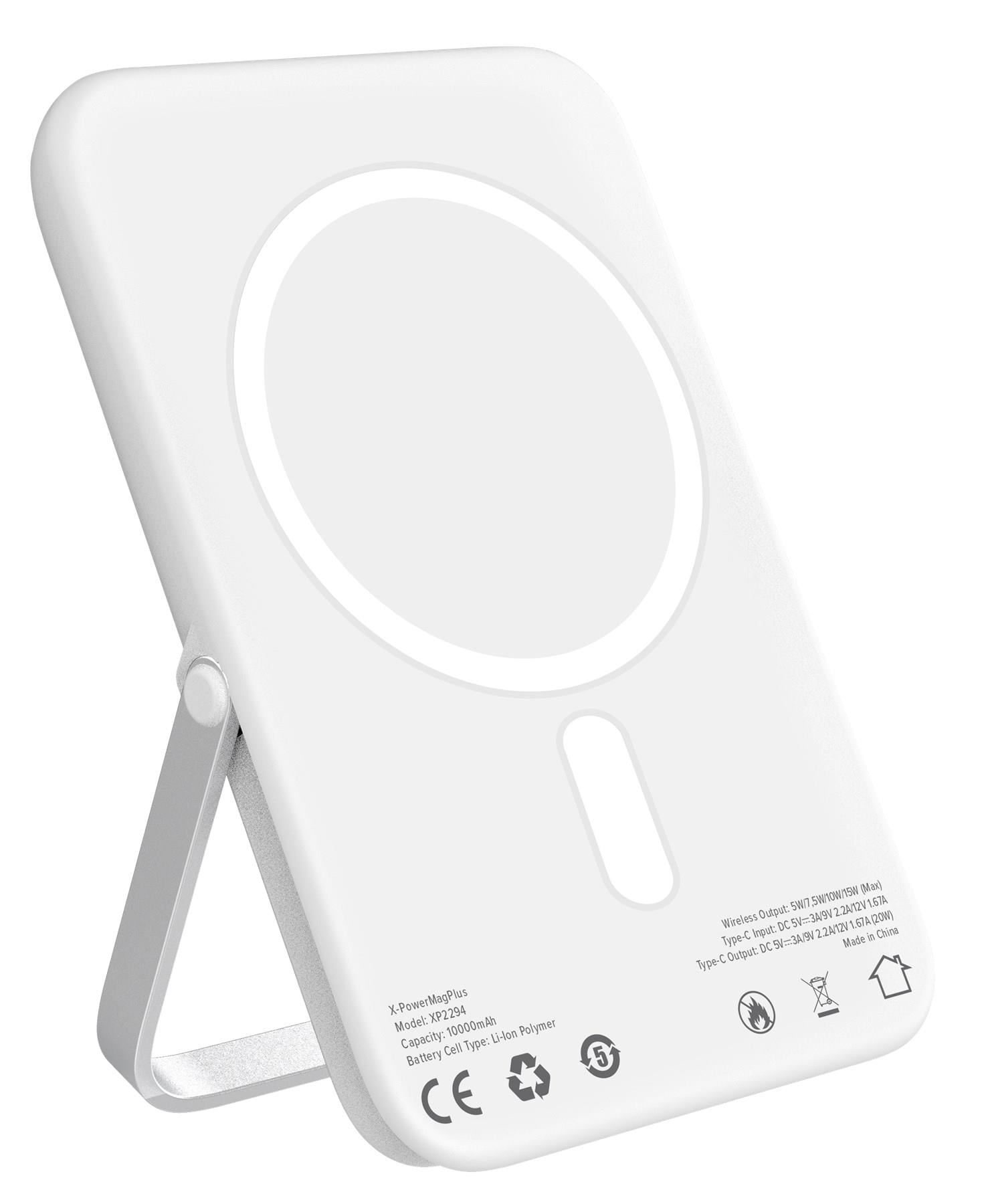XP2294 X-PowerMagPlus Manyetik Standlı Kablosuz PowerBank 10000mah Beyaz