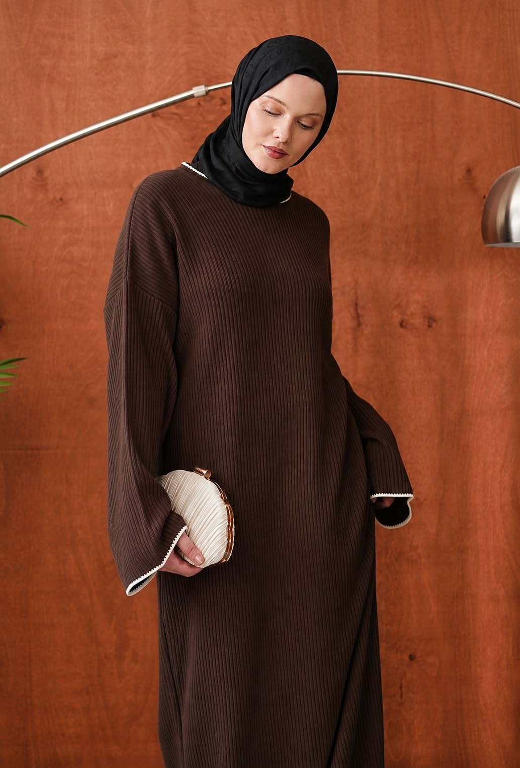 Acı Kahve İnce Biyeli Triko 2686