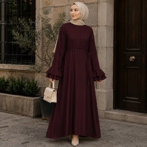 Acı Kahve Kuplu Kaplama Düğmeli 5160