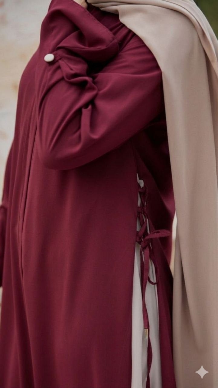 Bordo Yandan Garnili Ferace 5118