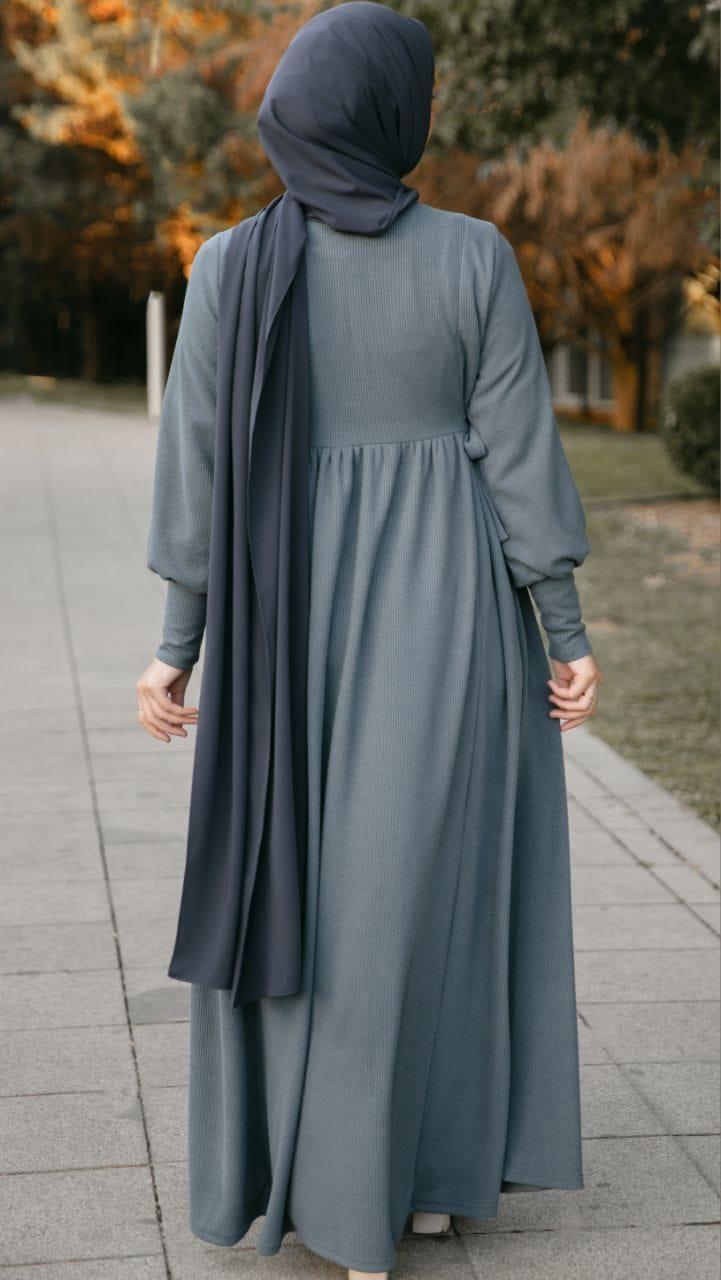 Füme Dantelli Elbise Nsr 5105