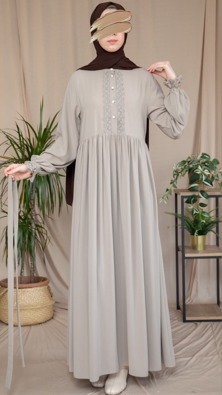 Vizon Dantelli Elbise 5138