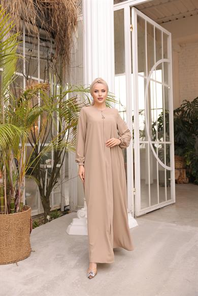 Açık Bej Mevlana Ferace 5002