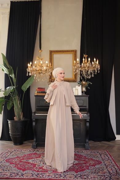 Bej 2 li Takım Elbise 5099