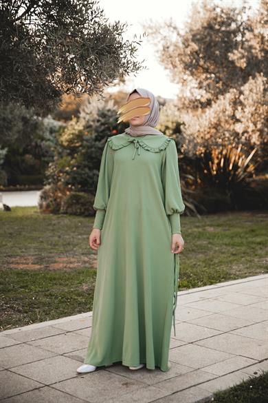 Çağla Bebe Yakalı Elbise Nsr 5106