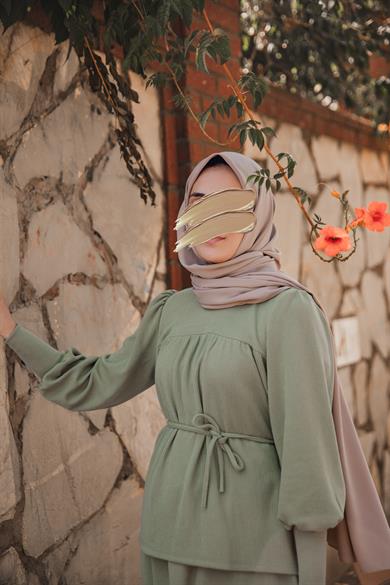 Çağla Etekli 2 li Takım Nsr 5104