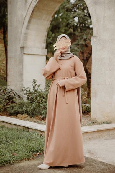 Camel Kolluklu Elbise Nsr 5114