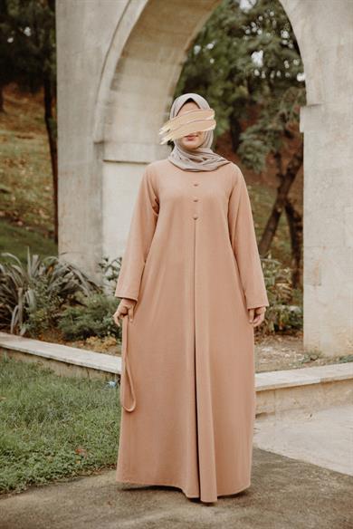 Camel Kolluklu Elbise Nsr 5114