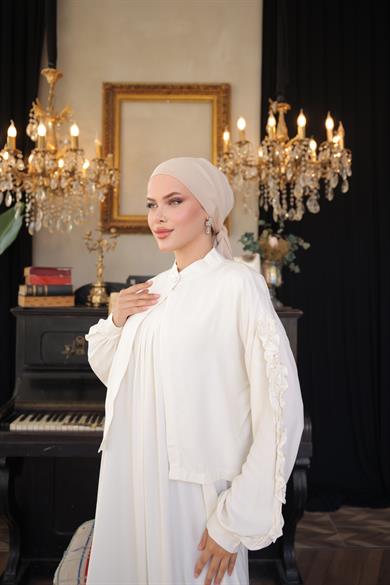 Ekru 2 li Takım Elbise 5099