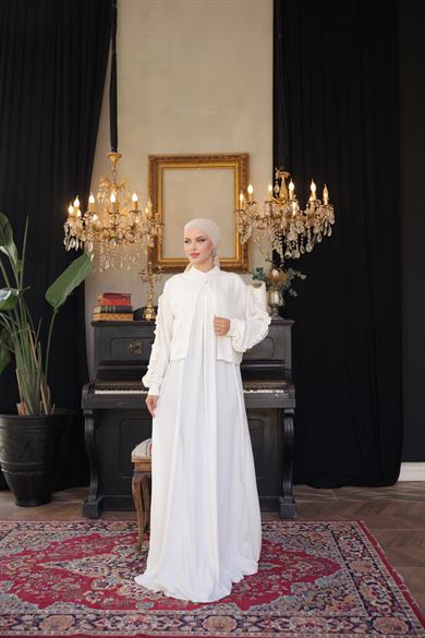 Ekru 2 li Takım Elbise 5099