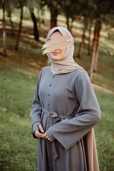 Füme Kolluklu Elbise Nsr 5114